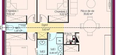 Programme terrain + maison à Saint-Astier en Dordogne (24) de 70 m² à vendre au prix de 163000€ - 2