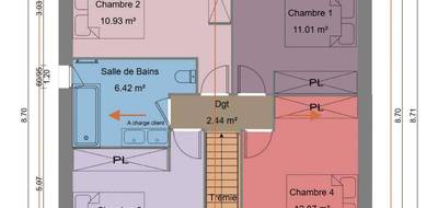 Programme terrain + maison à Bloye en Haute-Savoie (74) de 113 m² à vendre au prix de 373110€ - 3