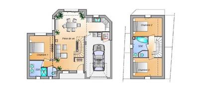 Programme terrain + maison à Bournezeau en Vendée (85) de 87 m² à vendre au prix de 185800€ - 4