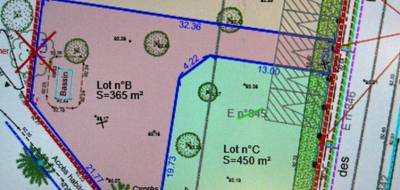 Terrain seul à Saint-Félix-de-Lodez en Hérault (34) de 365 m² à vendre au prix de 119000€ - 1