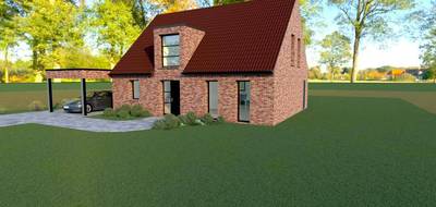 Programme terrain + maison à Neuve-Chapelle en Pas-de-Calais (62) de 100 m² à vendre au prix de 289600€ - 2