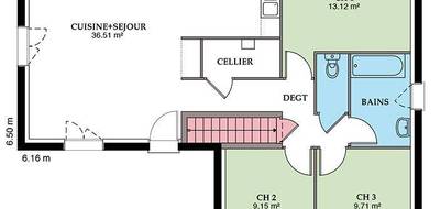 Programme terrain + maison à Brassy en Nièvre (58) de 101 m² à vendre au prix de 185789€ - 4