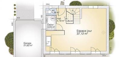 Programme terrain + maison à Langlade en Gard (30) de 95 m² à vendre au prix de 422500€ - 4