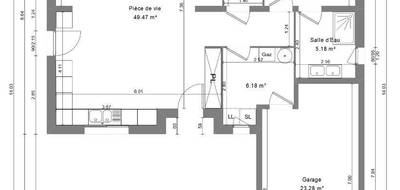 Programme terrain + maison à Cerelles en Indre-et-Loire (37) de 120 m² à vendre au prix de 369450€ - 3