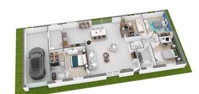 Programme terrain + maison à Sancoins en Cher (18) de 118 m² à vendre au prix de 228170€ - 3