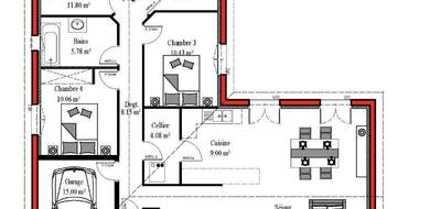 Programme terrain + maison à La Rochelle en Charente-Maritime (17) de 100 m² à vendre au prix de 335000€ - 4