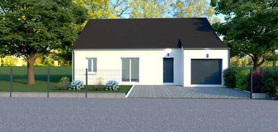 Programme terrain + maison à Tauxigny-Saint-Bauld en Indre-et-Loire (37) de 80 m² à vendre au prix de 176000€ - 1