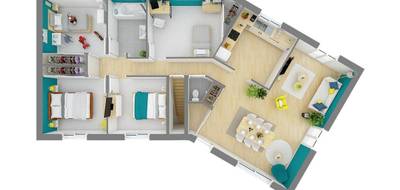 Programme terrain + maison à Macornay en Jura (39) de 93 m² à vendre au prix de 173260€ - 3