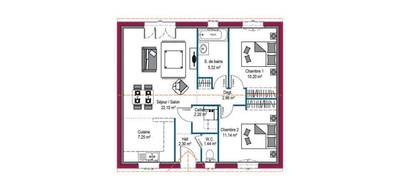 Programme terrain + maison à Saint-Just-Luzac en Charente-Maritime (17) de 64 m² à vendre au prix de 184083€ - 2