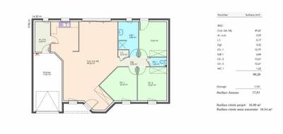 Programme terrain + maison à Les Brouzils en Vendée (85) de 100 m² à vendre au prix de 223590€ - 4