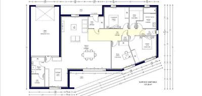 Programme terrain + maison à Saint-Sulpice-les-Feuilles en Haute-Vienne (87) de 137 m² à vendre au prix de 318300€ - 2