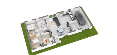 Programme terrain + maison à La Châtre en Indre (36) de 100 m² à vendre au prix de 195700€ - 3