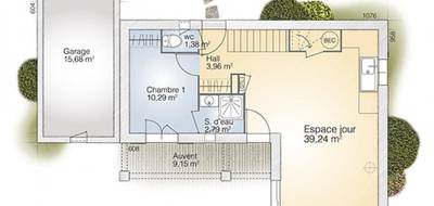 Programme terrain + maison à Canaules-et-Argentières en Gard (30) de 90 m² à vendre au prix de 319700€ - 4