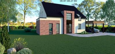 Programme terrain + maison à Annequin en Pas-de-Calais (62) de 139 m² à vendre au prix de 328446€ - 1