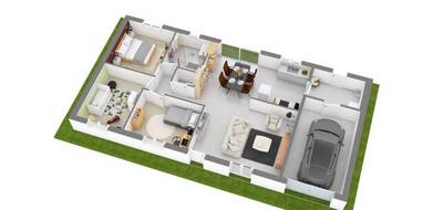 Programme terrain + maison à Mosnay en Indre (36) de 82 m² à vendre au prix de 148590€ - 3