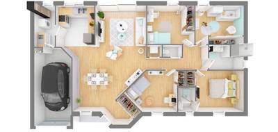 Programme terrain + maison à Chavagnes-les-Redoux en Vendée (85) de 120 m² à vendre au prix de 205846€ - 4