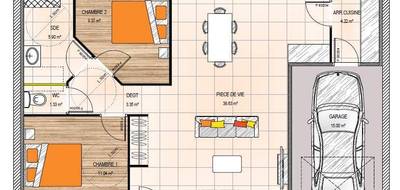 Programme terrain + maison à Beaufort-en-Anjou en Maine-et-Loire (49) de 70 m² à vendre au prix de 196800€ - 4