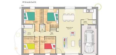 Programme terrain + maison à Saint-Étienne-du-Vauvray en Eure (27) de 93 m² à vendre au prix de 239000€ - 4
