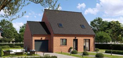 Programme terrain + maison à Roost-Warendin en Nord (59) de 90 m² à vendre au prix de 250356€ - 1