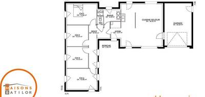 Programme terrain + maison à Montagney en Haute-Saône (70) de 111 m² à vendre au prix de 293100€ - 4