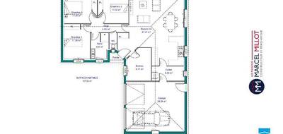 Programme terrain + maison à Saint-Léger-la-Montagne en Haute-Vienne (87) de 107 m² à vendre au prix de 254500€ - 3