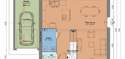 Programme terrain + maison à Saint-Eusèbe en Haute-Savoie (74) de 101 m² à vendre au prix de 354500€ - 2