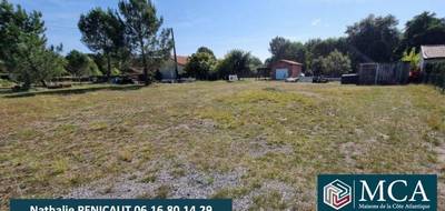 Terrain seul à Lévignacq en Landes (40) de 1195 m² à vendre au prix de 148000€ - 1