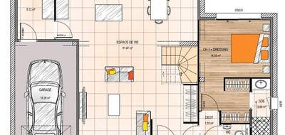 Programme terrain + maison à Briollay en Maine-et-Loire (49) de 123 m² à vendre au prix de 332400€ - 4