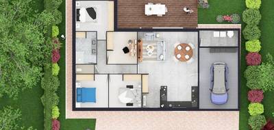 Programme terrain + maison à Avord en Cher (18) de 104 m² à vendre au prix de 206500€ - 4