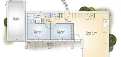 Programme terrain + maison à Mas-de-Londres en Hérault (34) de 110 m² à vendre au prix de 395600€ - 4