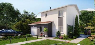Programme terrain + maison à Crottet en Ain (01) de 91 m² à vendre au prix de 222215€ - 1