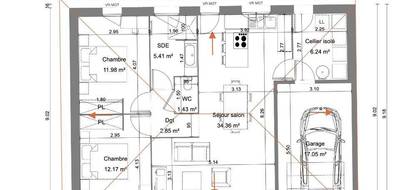 Programme terrain + maison à Saint-Martin-le-Châtel en Ain (01) de 75 m² à vendre au prix de 219500€ - 4