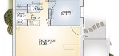 Programme terrain + maison à Cessenon-sur-Orb en Hérault (34) de 83 m² à vendre au prix de 246000€ - 4