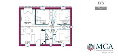 Programme terrain + maison à Layrac en Lot-et-Garonne (47) de 65 m² à vendre au prix de 171500€ - 4