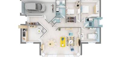 Programme terrain + maison à Le Deschaux en Jura (39) de 106 m² à vendre au prix de 207780€ - 3