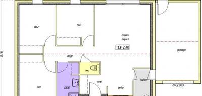 Programme terrain + maison à Apremont en Vendée (85) de 72 m² à vendre au prix de 175600€ - 4