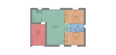Programme terrain + maison à Riantec en Morbihan (56) de 59 m² à vendre au prix de 209000€ - 4