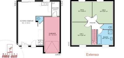 Programme terrain + maison à Niort en Deux-Sèvres (79) de 79 m² à vendre au prix de 281276€ - 4