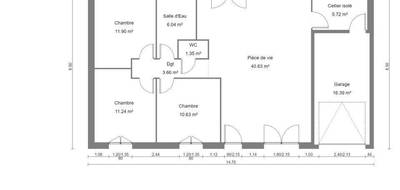 Programme terrain + maison à Magnac-Laval en Haute-Vienne (87) de 91 m² à vendre au prix de 191000€ - 4