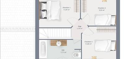 Programme terrain + maison à Carvin en Pas-de-Calais (62) de 80 m² à vendre au prix de 253000€ - 4