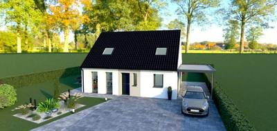 Programme terrain + maison à Saint-Omer-Capelle en Pas-de-Calais (62) de 75 m² à vendre au prix de 182500€ - 1