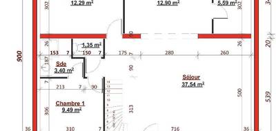 Programme terrain + maison à Vernouillet en Yvelines (78) de 100 m² à vendre au prix de 425000€ - 2
