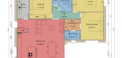 Programme terrain + maison à Saint-Maurice-sur-Eygues en Drôme (26) de 98 m² à vendre au prix de 309000€ - 4