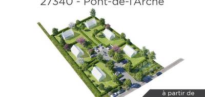 Terrain seul à Pont-de-l'Arche en Eure (27) de 529 m² à vendre au prix de 92500€ - 1