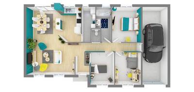 Programme terrain + maison à Ballon en Charente-Maritime (17) de 90 m² à vendre au prix de 213347€ - 4