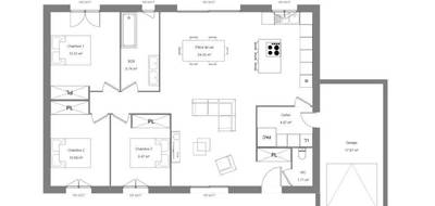 Programme terrain + maison à Château-la-Vallière en Indre-et-Loire (37) de 90 m² à vendre au prix de 242000€ - 4