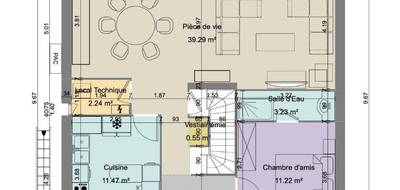 Programme terrain + maison à Le Pecq en Yvelines (78) de 140 m² à vendre au prix de 987000€ - 4