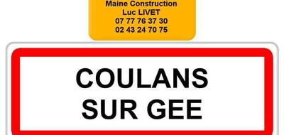 Terrain seul à Coulans-sur-Gée en Sarthe (72) de 436 m² à vendre au prix de 41000€ - 3