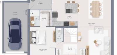 Programme terrain + maison à Asfeld en Ardennes (08) de 155 m² à vendre au prix de 315000€ - 4