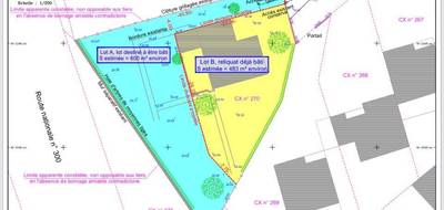 Terrain seul à Frontignan en Hérault (34) de 600 m² à vendre au prix de 215000€ - 2